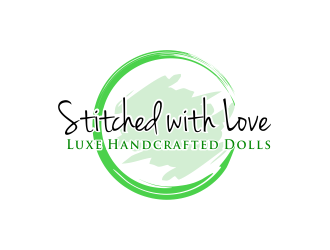 Stitched with Love logo design by Girly