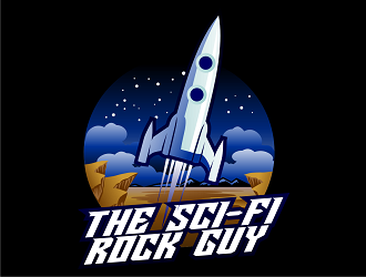 The Sci-Fi Rock Guy logo design by haze