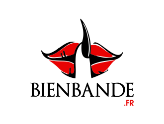 www.BienBande.Fr logo design by JessicaLopes