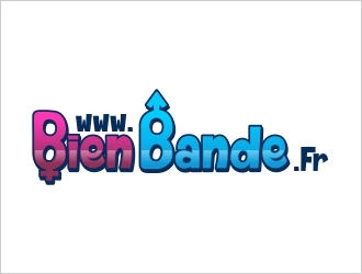 www.BienBande.Fr logo design by Shabbir