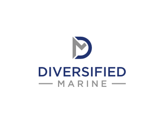 Diversified Marine  logo design by mbamboex