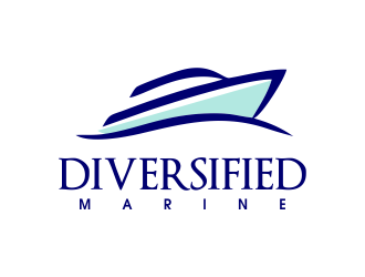 Diversified Marine  logo design by JessicaLopes