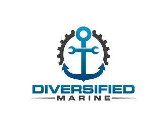 Diversified Marine  logo design by J0s3Ph