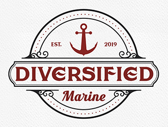 Diversified Marine  logo design by Optimus
