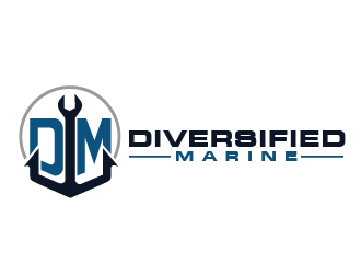 Diversified Marine  logo design by THOR_