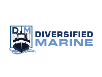 Diversified Marine  logo design by THOR_