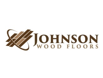 Johnson Wood Floors logo design by AamirKhan