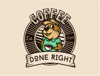 Coffee done right logo design by mr_n