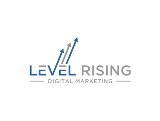 Level Rising Digital Marketing logo design by Gravity