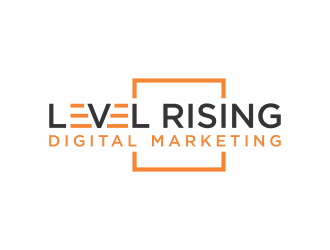Level Rising Digital Marketing logo design by hopee