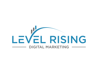Level Rising Digital Marketing logo design by haidar