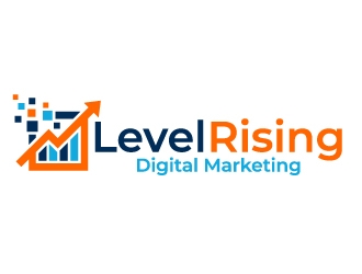 Level Rising Digital Marketing logo design by kgcreative