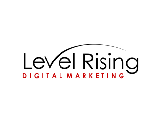 Level Rising Digital Marketing logo design by Girly