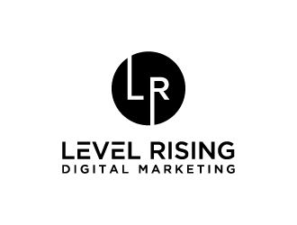 Level Rising Digital Marketing logo design by labo