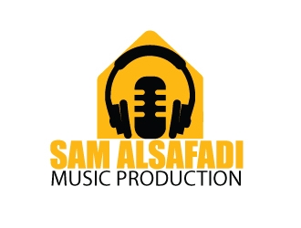 Sam Alsafadi Music Production logo design by AamirKhan