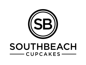 SouthBeach Cupcakes logo design by p0peye