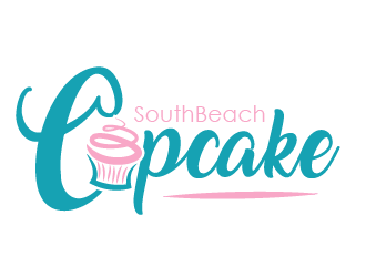 SouthBeach Cupcakes logo design by logy_d
