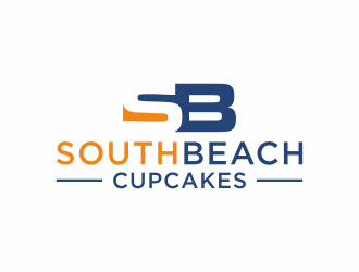 SouthBeach Cupcakes logo design by checx