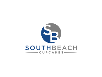 SouthBeach Cupcakes logo design by bricton