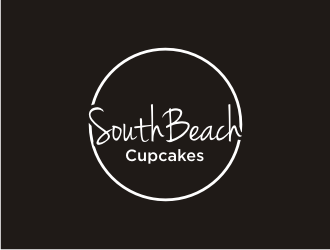 SouthBeach Cupcakes logo design by bricton