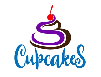 SouthBeach Cupcakes logo design by DreamLogoDesign