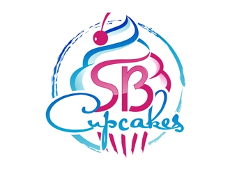 SouthBeach Cupcakes logo design by DreamLogoDesign