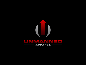 Unmanned Apparel logo design by p0peye