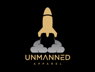 Unmanned Apparel logo design by santrie