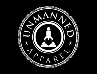 Unmanned Apparel logo design by santrie