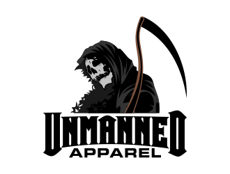 Unmanned Apparel logo design by Kruger