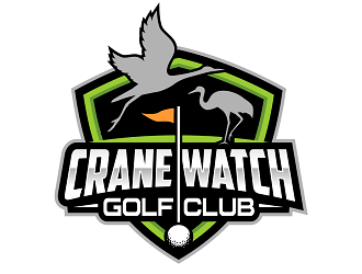 Golf Course operator. The new name is Crane Watch Golf Club.  logo design by haze