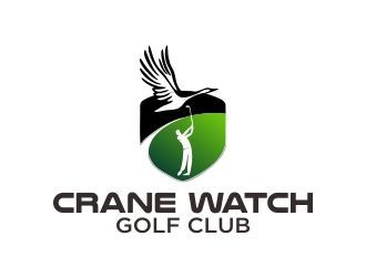 Golf Course operator. The new name is Crane Watch Golf Club.  logo design by mrdesign