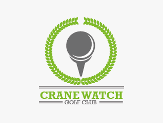 Golf Course operator. The new name is Crane Watch Golf Club.  logo design by czars