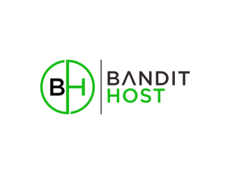Bandit Host logo design by BlessedArt