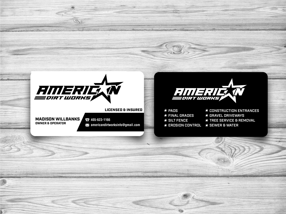 American Dirt Works   logo design by jaize