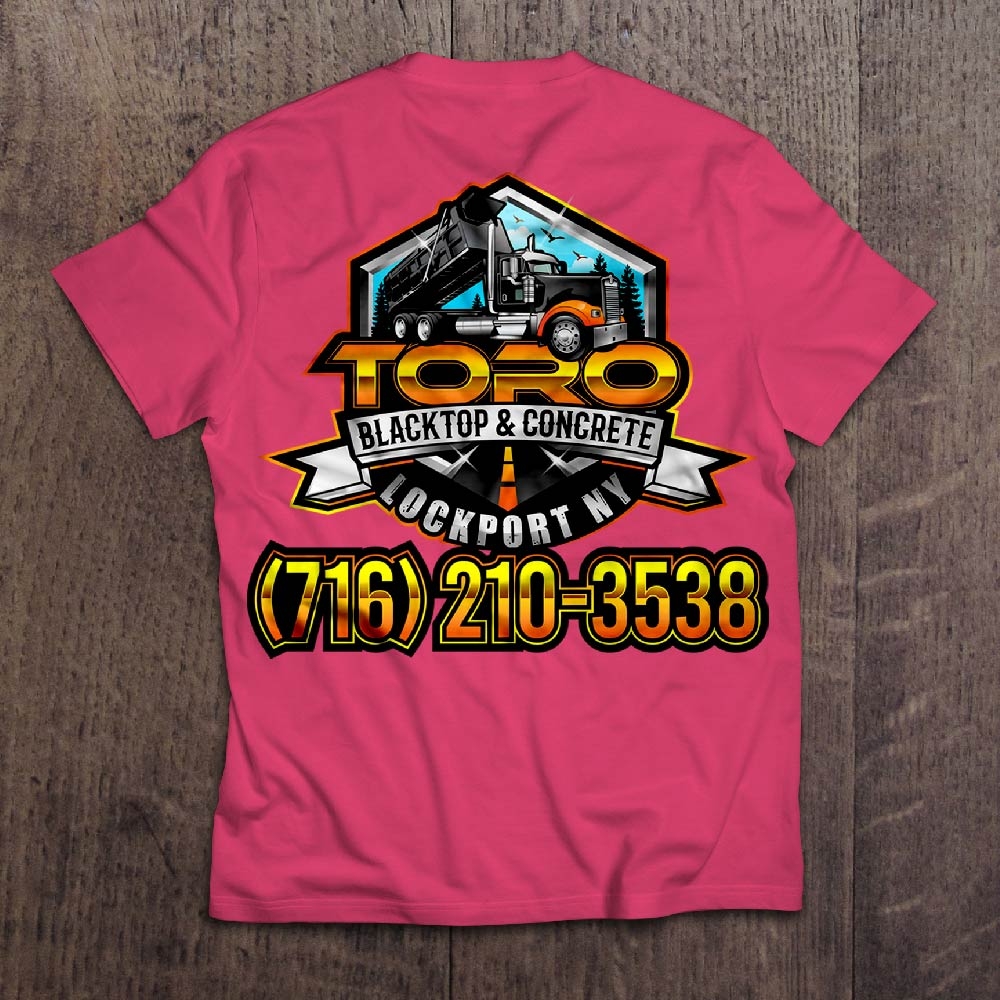 Toro Blacktop & Concrete logo design by dorijo