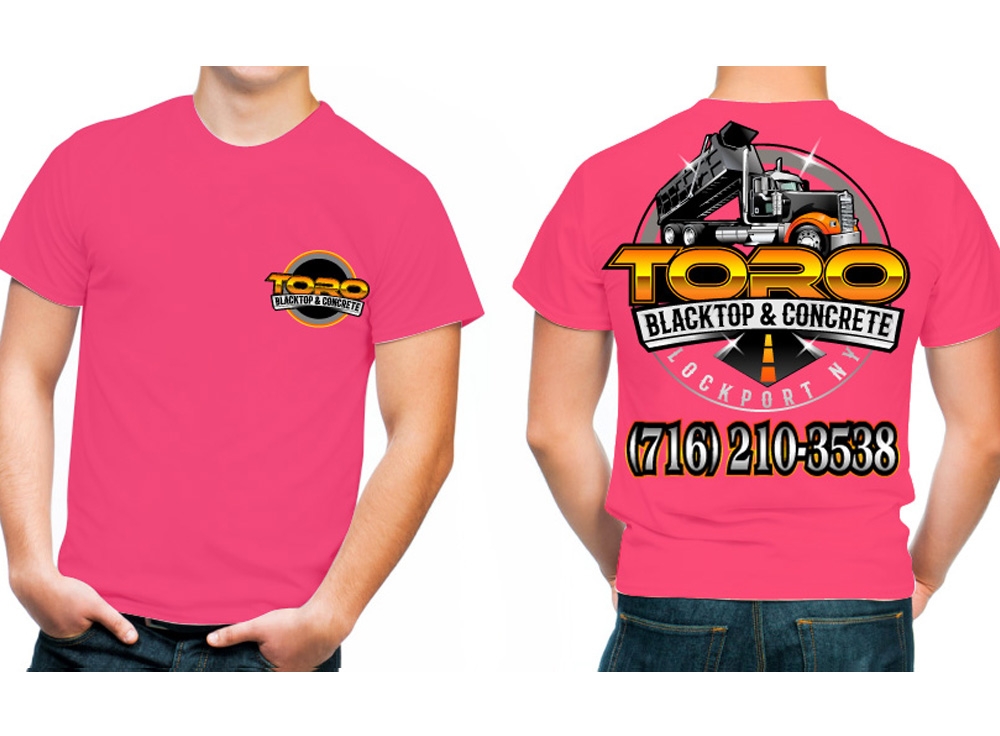 Toro Blacktop & Concrete logo design by THOR_