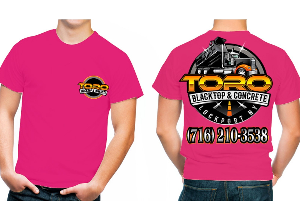 Toro Blacktop & Concrete logo design by THOR_