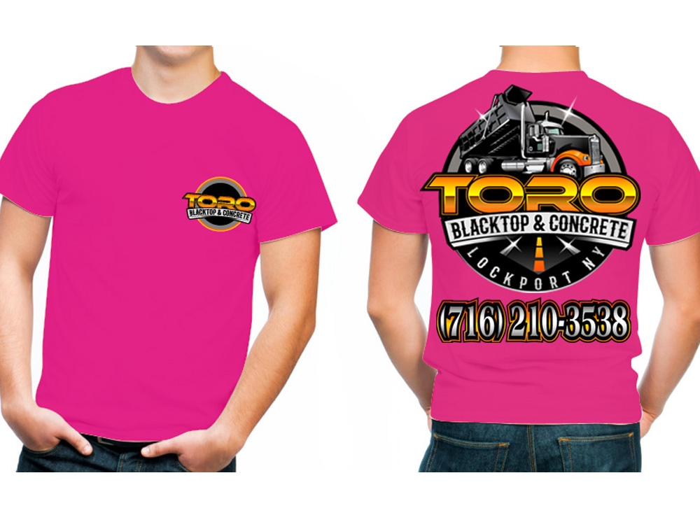 Toro Blacktop & Concrete logo design by THOR_