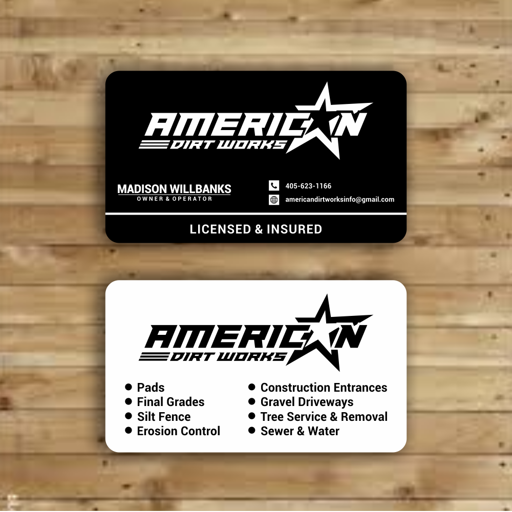 American Dirt Works   logo design by done