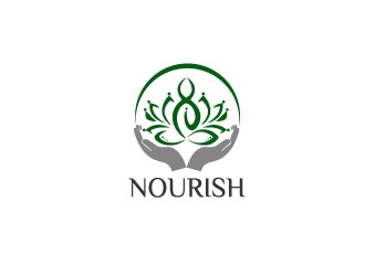 Nourish logo design by robiulrobin