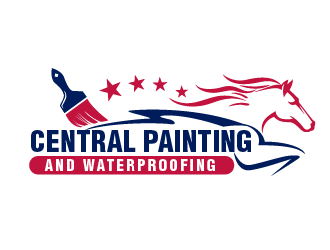 Central Painting and Waterproofing logo design by THOR_