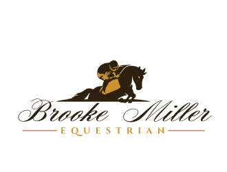Brooke Miller Equestrian logo design by tec343