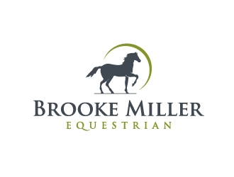 Brooke Miller Equestrian logo design by Marianne