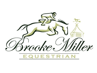 Brooke Miller Equestrian logo design by REDCROW