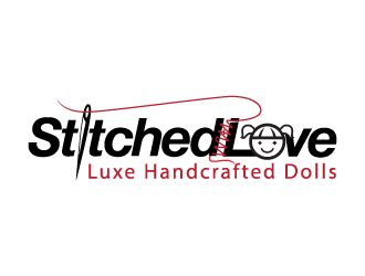 Stitched with Love logo design by enan+graphics