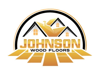 Johnson Wood Floors logo design by daywalker
