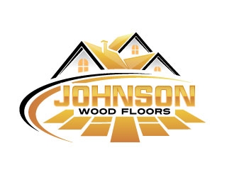 Johnson Wood Floors logo design by daywalker