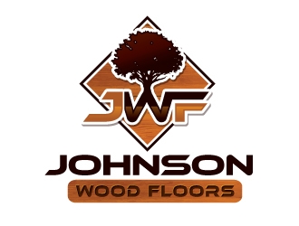 Johnson Wood Floors logo design by REDCROW