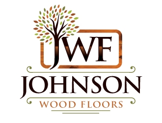Johnson Wood Floors logo design by REDCROW
